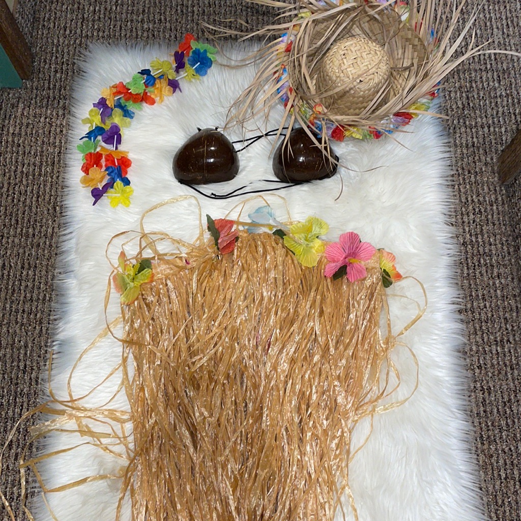 Hula Girl Costume Outfit